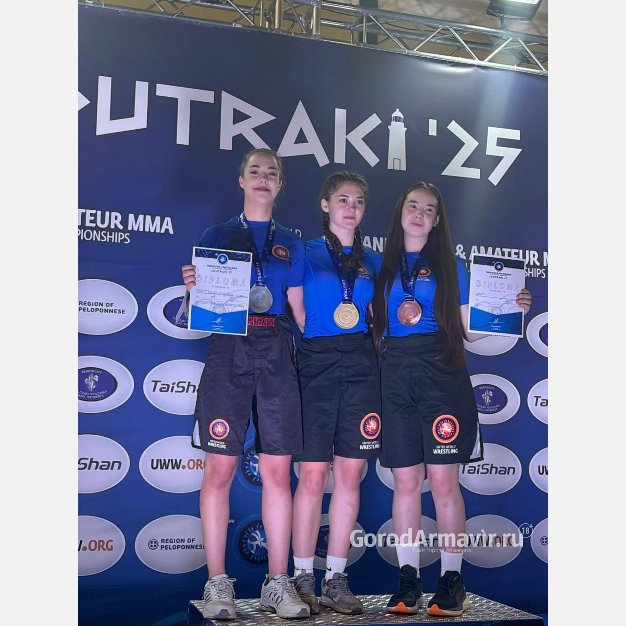 Дарья Грицаева из Армавира завоевала серебро на Первенстве мира по  панкратиону