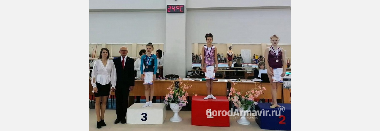 Гимнастка из Армавира завоевала серебряную медаль на престижных соревнованиях 
