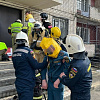 Пожар на 6 этаже: в Армавире в учениях МЧС приняли участие более 40 человек и 12 единиц техники