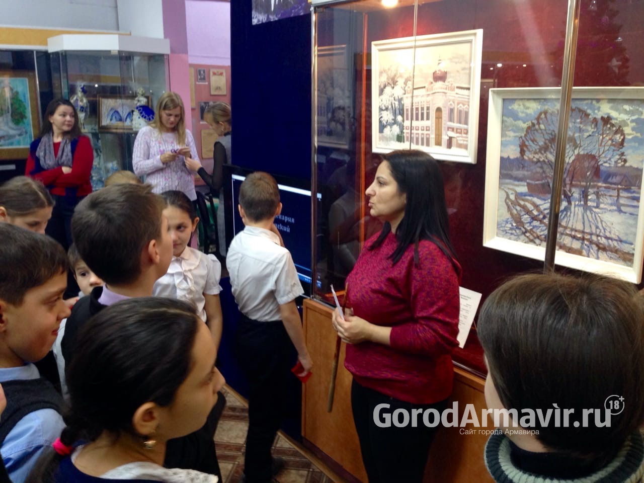 Выставка «Зимняя сказка» начала свою работу в музее Армавира 