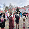 В Городском парке Армавира прошла развлекательная программа «Новый год шагает по планете»