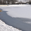 В Армавире толщина льда на водохранилище не превышает 4 сантиметров