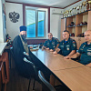 Председатель отдела по взаимодействию с МЧС епархии Армавира посетил пожарно-спасательную часть города