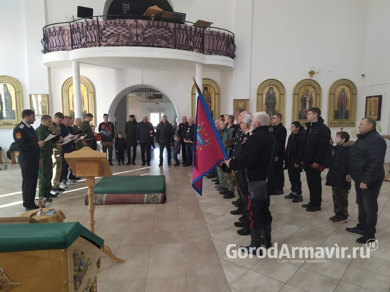 Курсанты военно-патриотического клуба "Гармата" присутствовали на присяге казаков в Армавире 