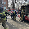 Пожар на 6 этаже: в Армавире в учениях МЧС приняли участие более 40 человек и 12 единиц техники