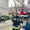 Пожар на 6 этаже: в Армавире в учениях МЧС приняли участие более 40 человек и 12 единиц техники