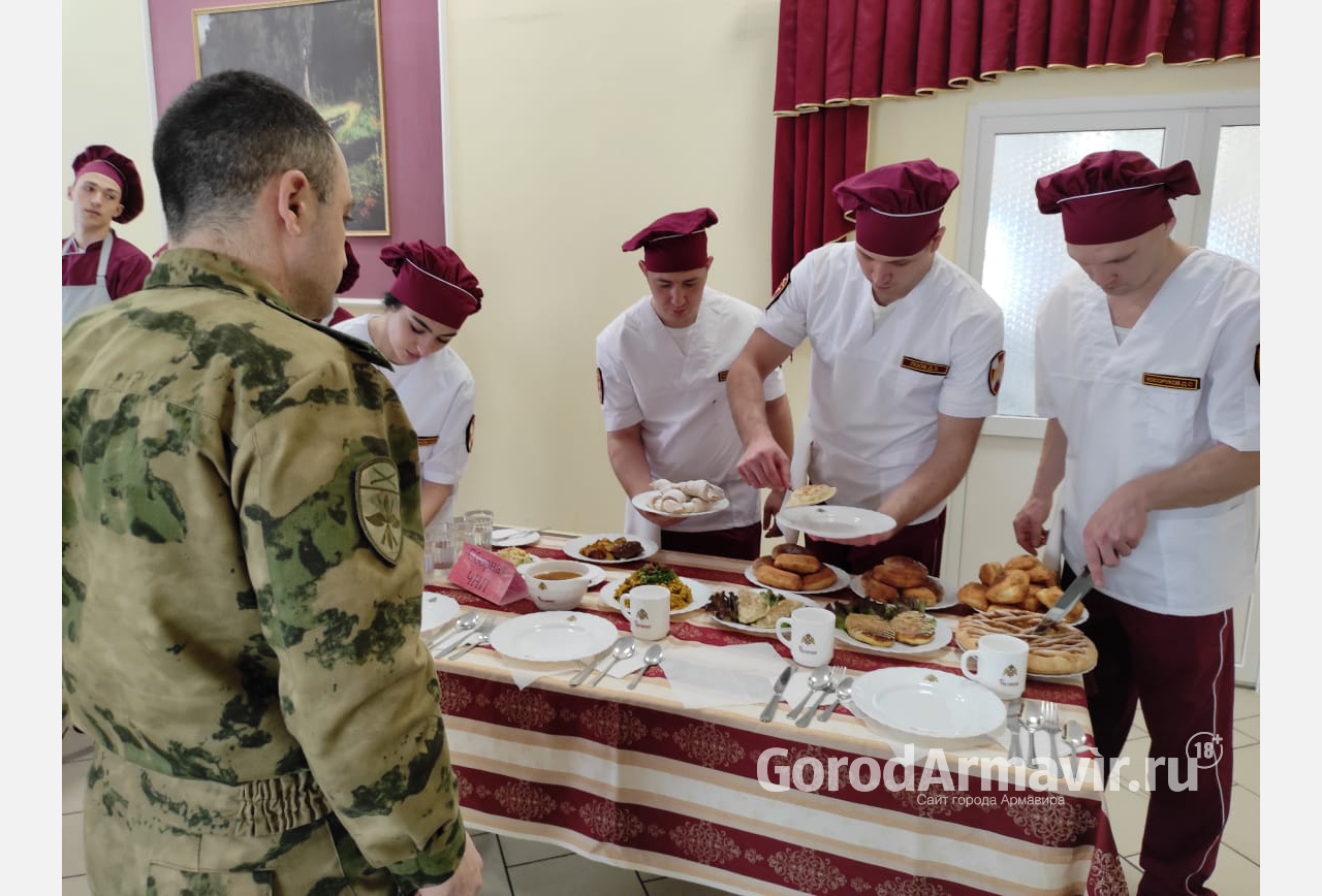  На конкурс мастерства военных поваров Росгвардии в Армавир съехались 25 участников 