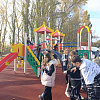 В Старой Станице открыли новую площадку для игр и занятий спортом 