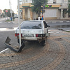 В Армавире «семерка» в 4 утра снесла ларек с квасом и врезалась в стену