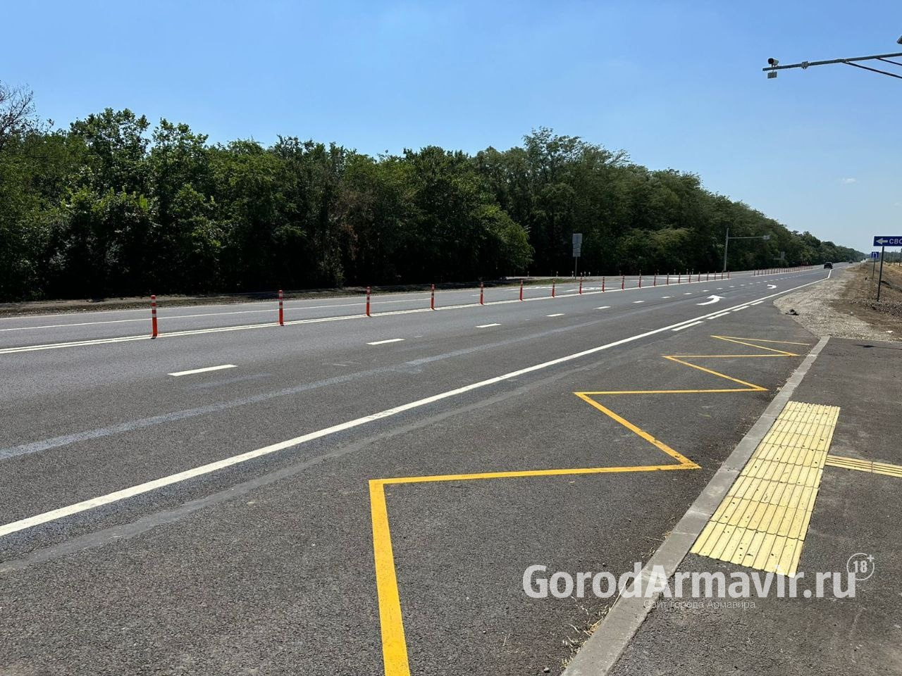 Завершен ремонт 5 км дороги «Армавир — Курганинск»