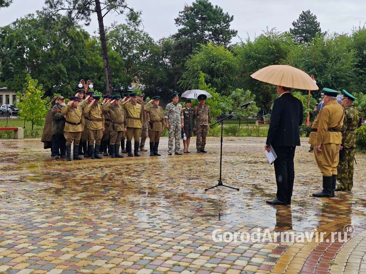 В Армавир приехала делегация ветеранов-пограничников Самарской области 