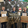 Добровольцы АТТС отправили на передовую маскировочные сети и окопные свечи