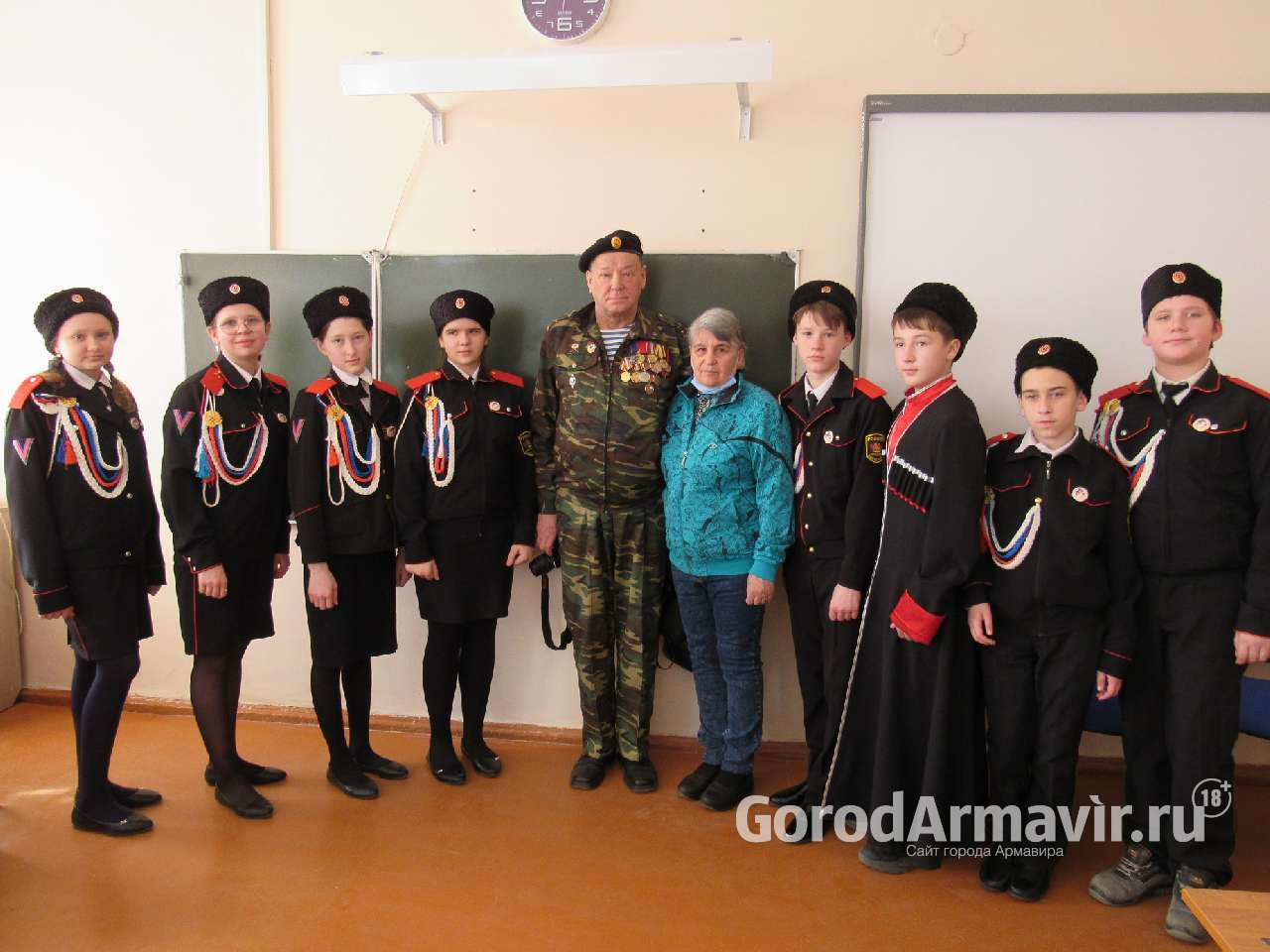 Ученики школы-интерната «Казачья» приняли участие в «Неделе мужества»