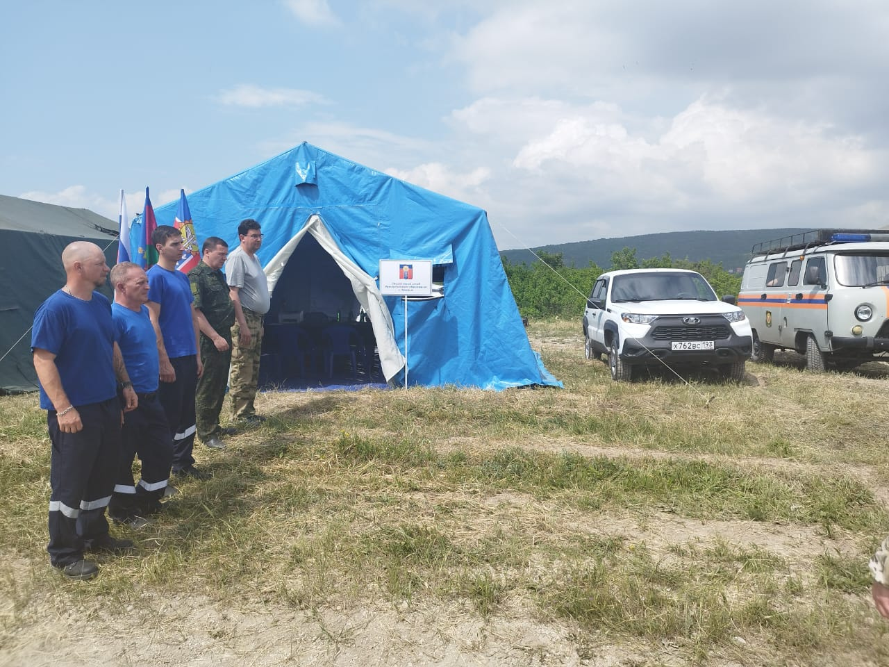 Спасатели Армавира приняли участие в учениях по ликвидации последствий землетрясения 