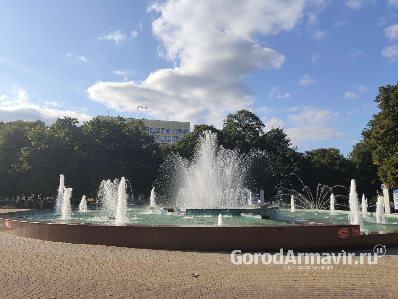В Армавире фонтан «Победа» в центре города станет музыкальным 